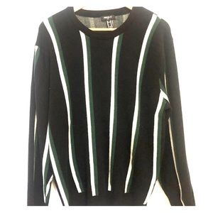 90s inspired XL striped sweater